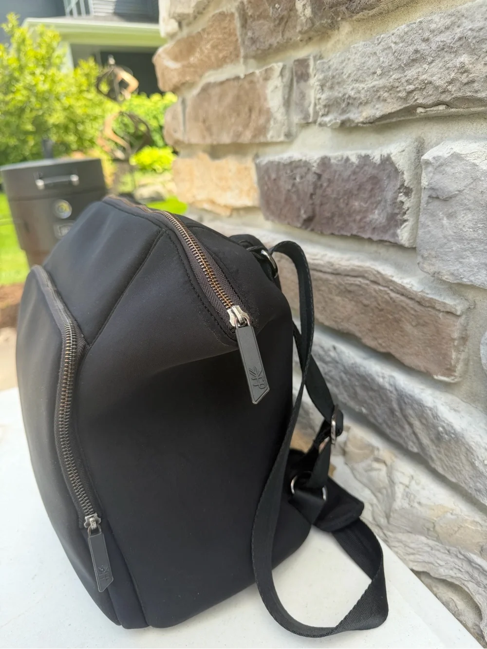 Freshly Picked Neoprene Black Diaper Bag